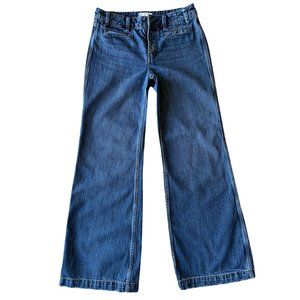 Free People Jeans - High-rise Wide Leg Button-fly | Size 27
